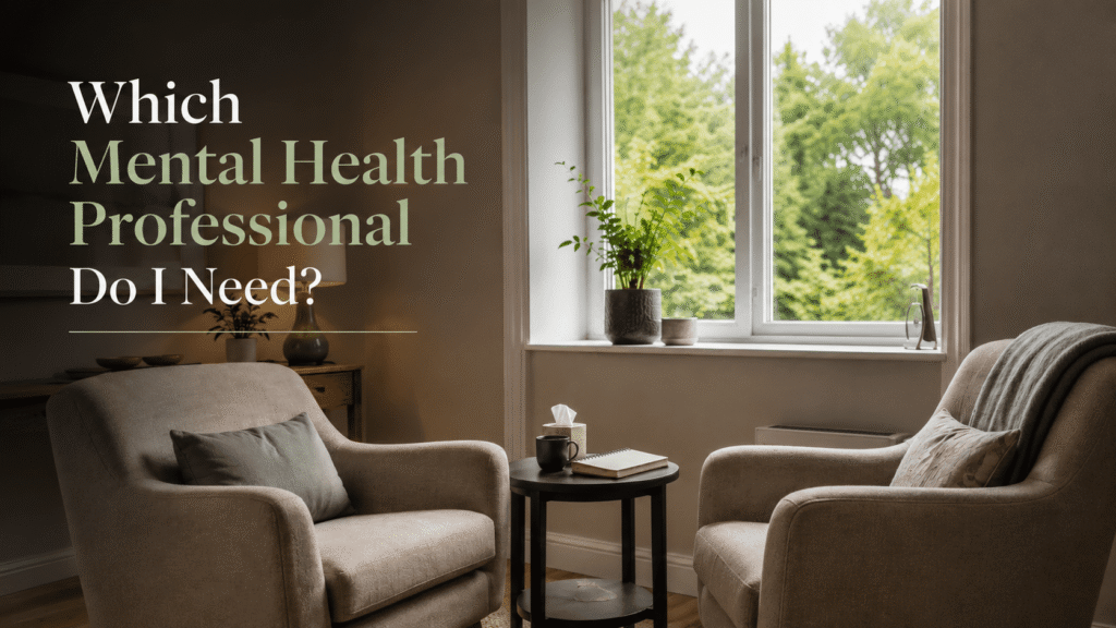 Not Sure Who to See for Mental Health Support?